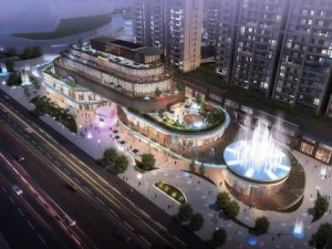 city shopping mall 028 3D Model