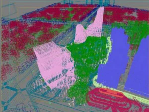 city shopping mall 028 3D Model