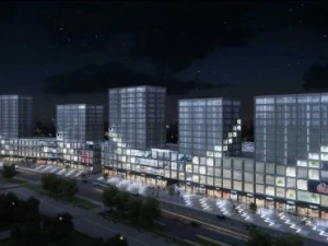 city shopping mall 030 3D Model
