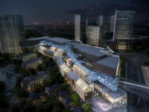 city shopping mall 030 3D Model
