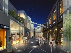 city shopping mall 030 3D Model