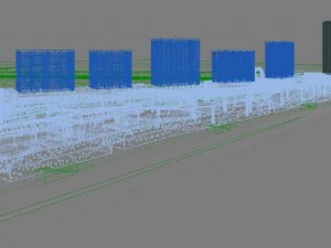 city shopping mall 030 3D Model