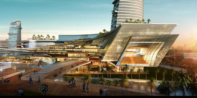 city shopping mall 032 Model 3D .c4d .max .obj .3ds .fbx .stl .blend