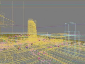 city shopping mall 032 Model 3D