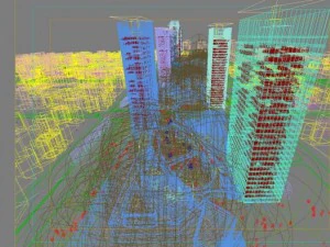 city shopping mall 034 3D Model