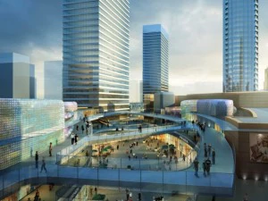 city shopping mall 034 3D Model