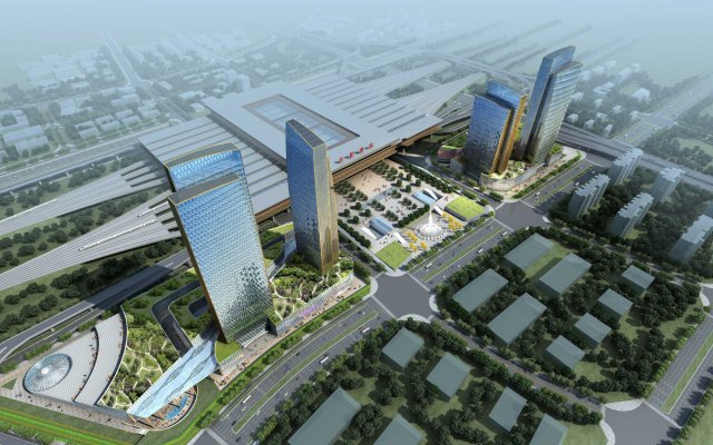 railway terminal 001 3D Model .c4d .max .obj .3ds .fbx .stl .blend 