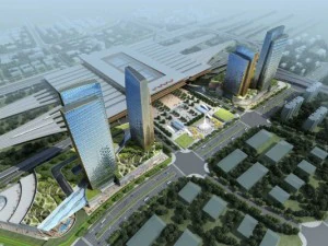 鉄道ターミナル001 3Dモデル