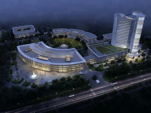 gedung rumah sakit 001 Model 3D