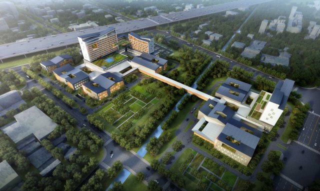 hospital building 003 Modelo 3D .c4d .max .obj .3ds .fbx .stl .blend 