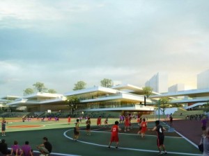 school buildings 001 Model 3D
