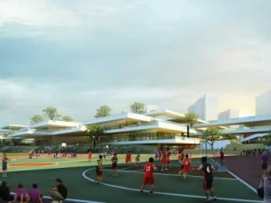school buildings 001 3D Model