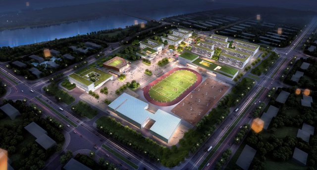 school buildings 005 3D 모델 .c4d .max .obj .3ds .fbx .stl .blend 