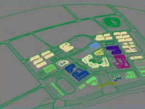school buildings 009 3D Model