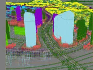 city shopping mall 035 3D Model