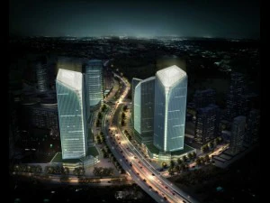 city shopping mall 035 3D Model