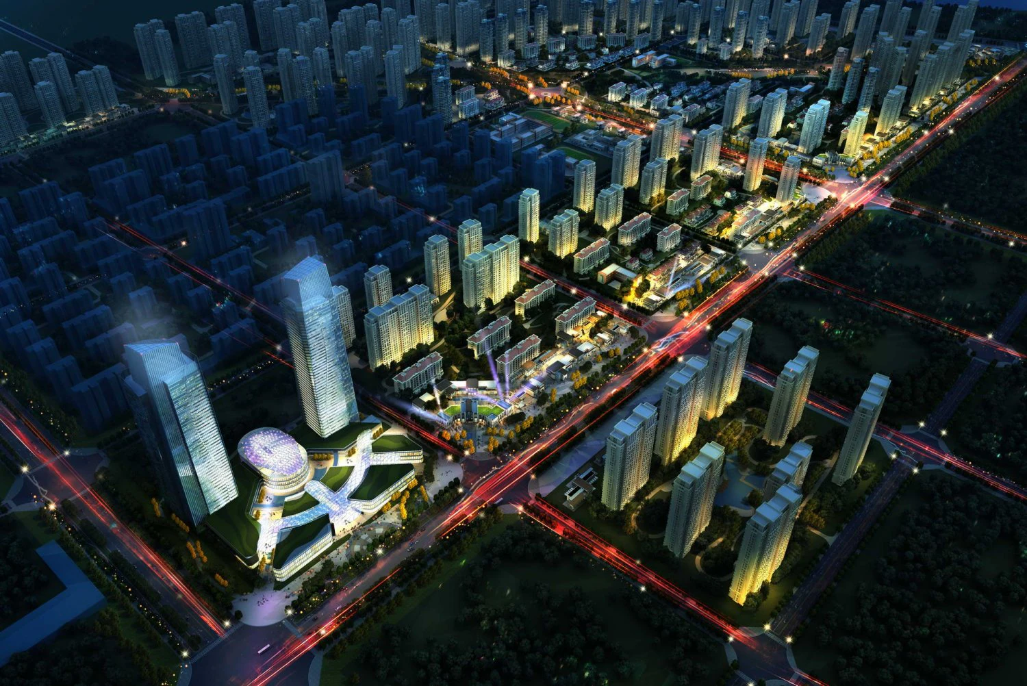 city planning 038 3D Model .c4d .max .obj .3ds .fbx .stl .blend 