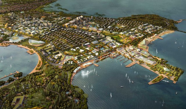 city planning 039 3D Model .c4d .max .obj .3ds .fbx .stl .blend 