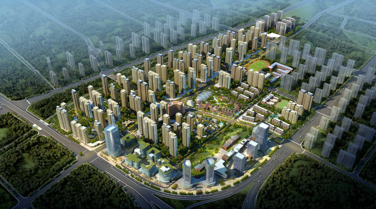 city planning 040 3D Model .c4d .max .obj .3ds .fbx .stl .blend 