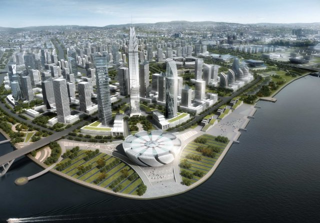 city planning 042 3D Model .c4d .max .obj .3ds .fbx .stl .blend