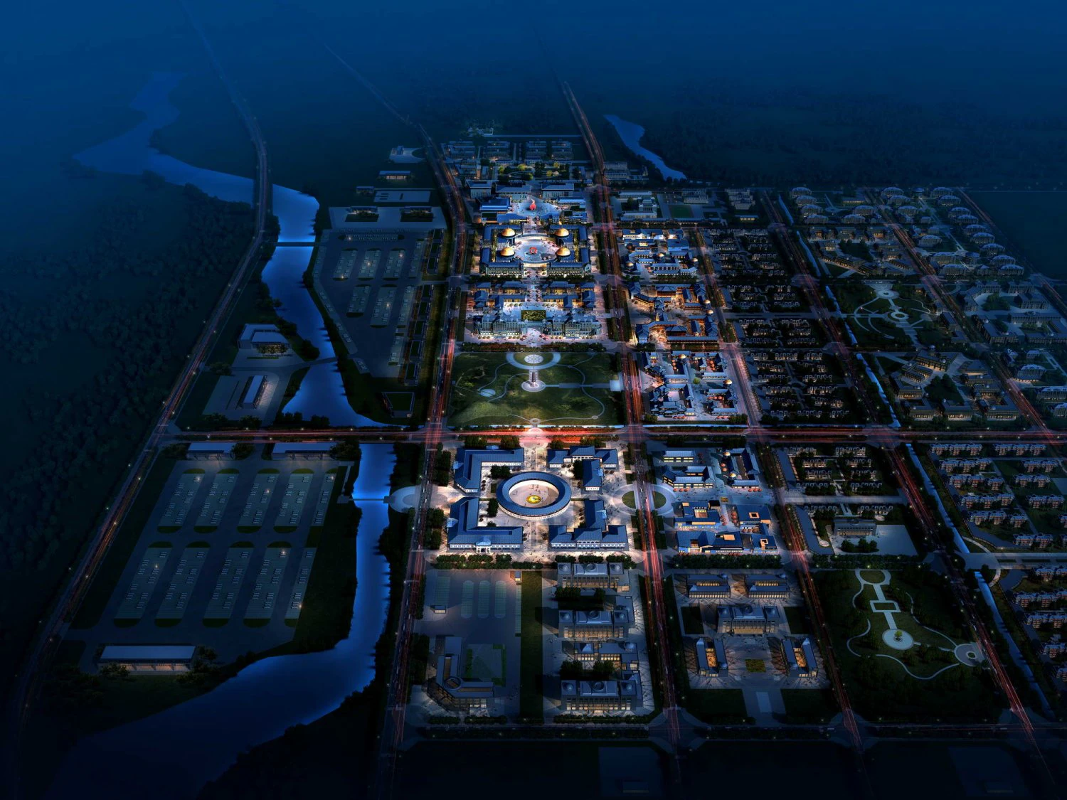 city planning 046 3D Model .c4d .max .obj .3ds .fbx .stl .blend 
