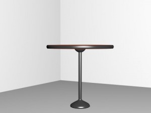 round table Modelo 3D