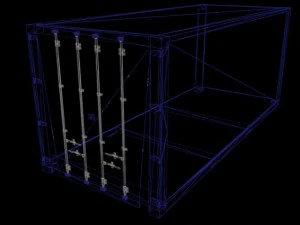 20ft konteyner 3D Model