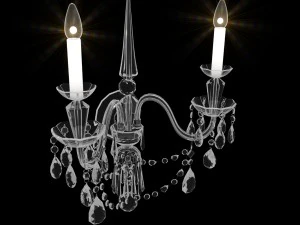daniela medium two-light sconce 3D Model