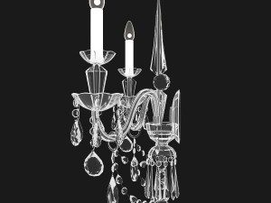 daniela medium two-light sconce 3D Model