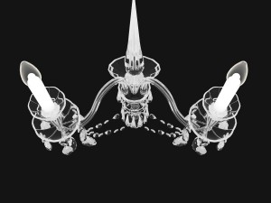 daniela medium two-light sconce 3D Model