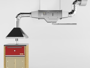 set of ovens for restaurant Modelo 3D