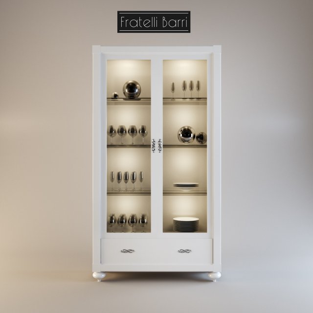 fratelli barri sideboard Modelo 3D .c4d .max .obj .3ds .fbx .stl .blend 