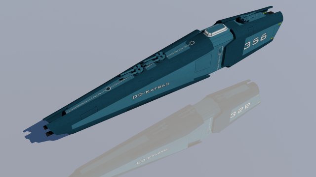 uss katran 3D Model .c4d .max .obj .3ds .fbx .stl .blend 