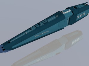 uss katran Model 3D