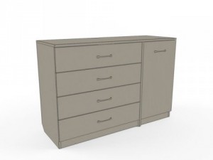simple chest of drawers 3Dモデル