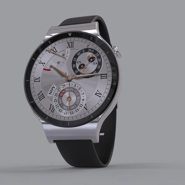 huawei watch 3D Model .c4d .max .obj .3ds .fbx .stl .blend 
