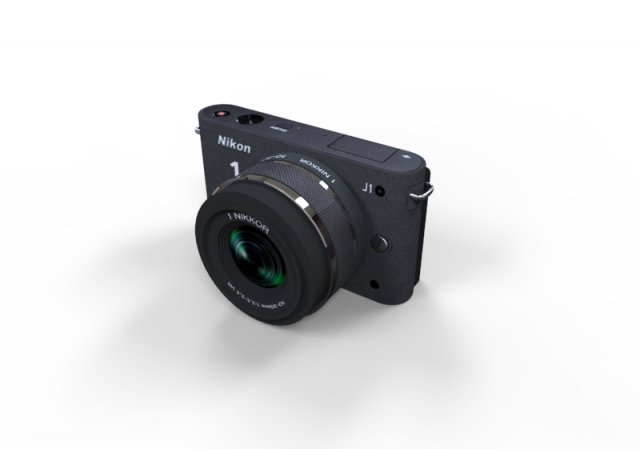 nikon j1 Modelo 3D .c4d .max .obj .3ds .fbx .stl .blend 