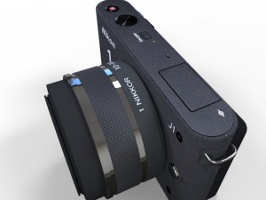 nikon j1 Modelo 3D