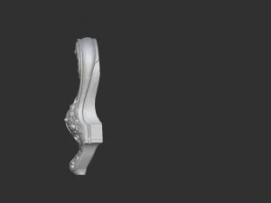 carved cabriole furniture leg set 9 3D Print Model