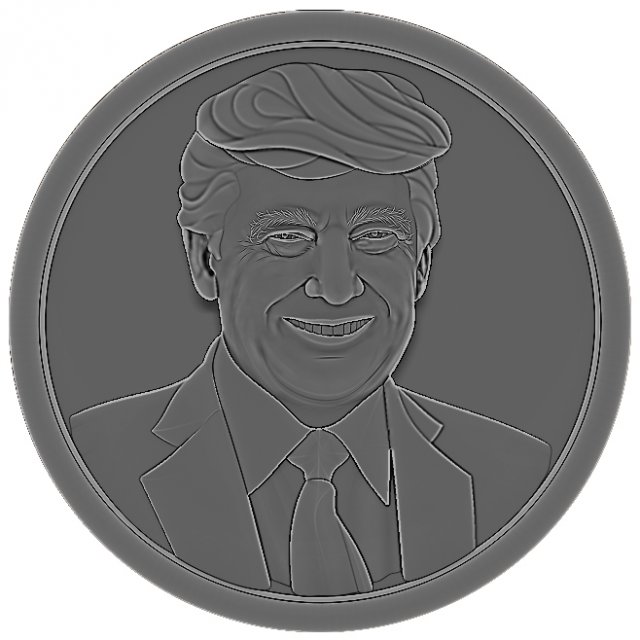 donald trump sculpture Model Cetak 3D .c4d .max .obj .3ds .fbx .stl .blend 