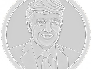 donald trump sculpture Model Cetak 3D