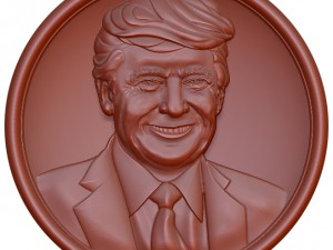 donald trump sculpture Model Cetak 3D