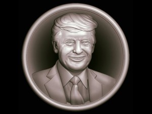 donald trump sculpture Model Cetak 3D