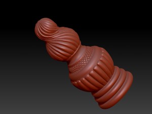 carved furniture set - 004 - 3d print model Modelo de impresión 3D