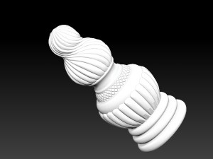 carved furniture set - 004 - 3d print model Modelo de impresión 3D