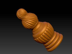 carved furniture set - 004 - 3d print model Modelo de impresión 3D