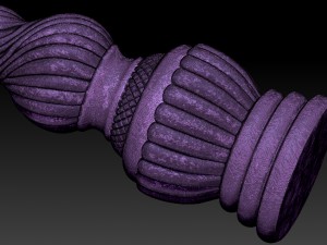 carved furniture set - 004 - 3d print model Modelo de impresión 3D