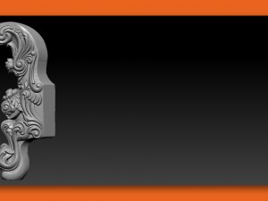 carved cabriole furniture leg set - 004 3D-Druckmodell