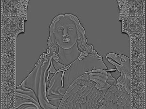 avec jesus et marie - v02 Modello di stampa 3D