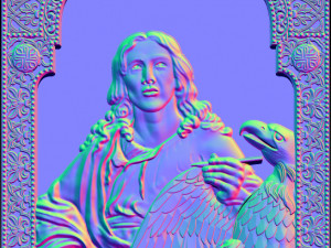 avec jesus et marie - v02 Modello di stampa 3D